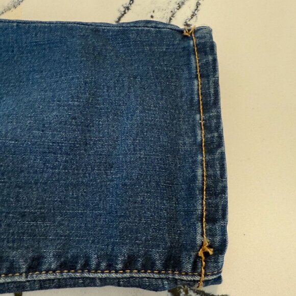 Plus Size Skinny Jeans Lularoe Elastic Waist Deep Blue Stretch Size 24-26 - Picture 5 of 8